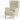 Callie Cord Fabric Wingback Chair Natural Accent Seating