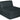 Kaikoo Single Fabric Chairbed Jet Black Space Saving Foldable Design