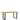 Nikomedes 180 cm Dining Table Dark Oak Black Metal Modern Kitchen Furniture
