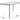 Caleb Wood 4 Seater Dining Table White Stylish and Durable Dining Table