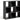 Squares 9 Cube Storage Unit Black For Living Room Bedroom