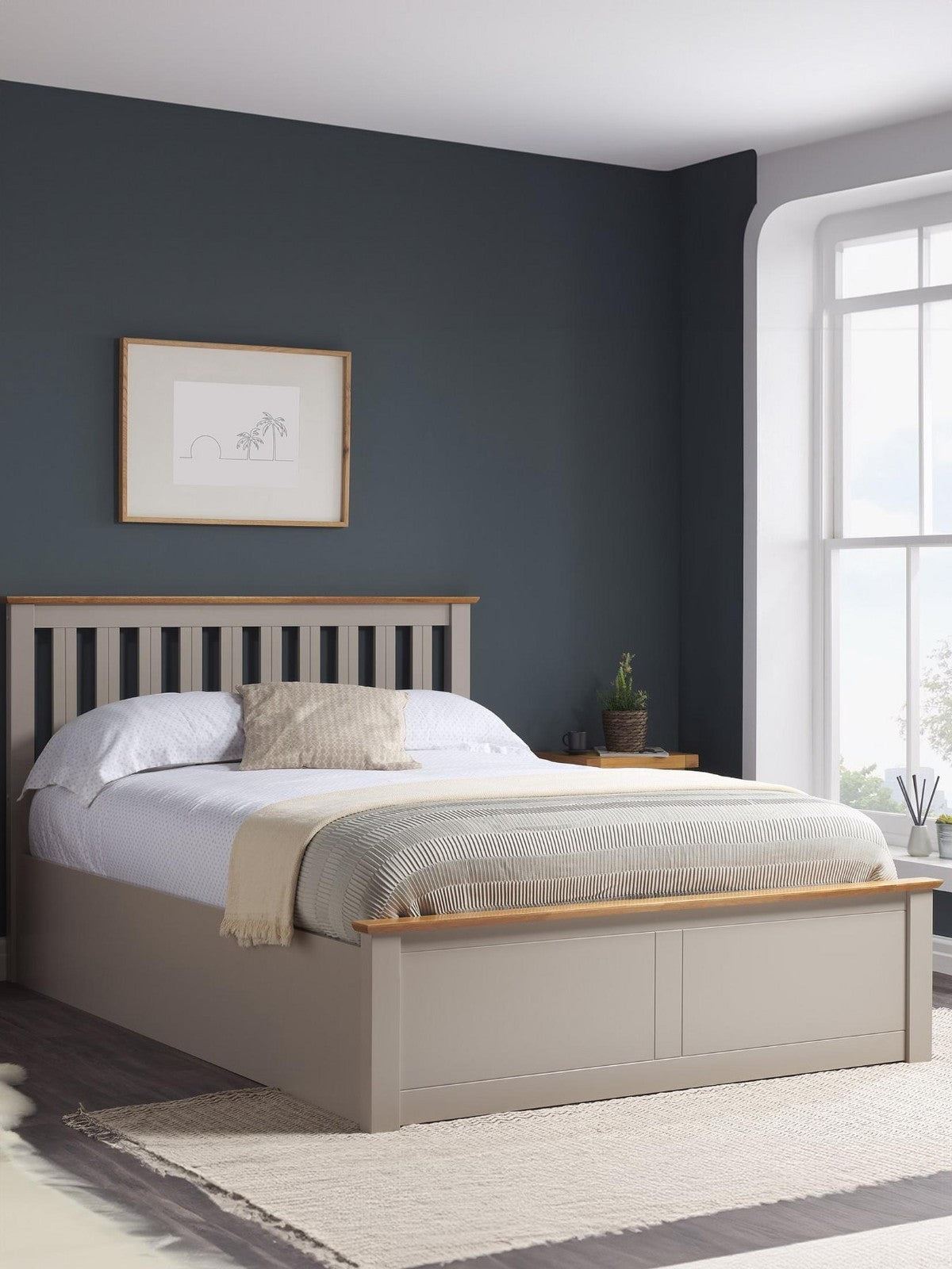 Birlea Phoenix Ottoman Bed Storage Bed Sprung Slats Double