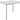 Lido White Dining Table & 4 White Chairs Contemporary Design Dining