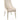 Nala Pair Of Dining Chairs Cream Fabric Brass Legs Mid Century Home Style