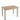 Malone 1.2m to 1.6m Extending Dining Table Acacia Wood Effect