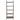 Otis 5 Tier Open Ladder Shelf Unit Walnut For Living Room Bedroom Study