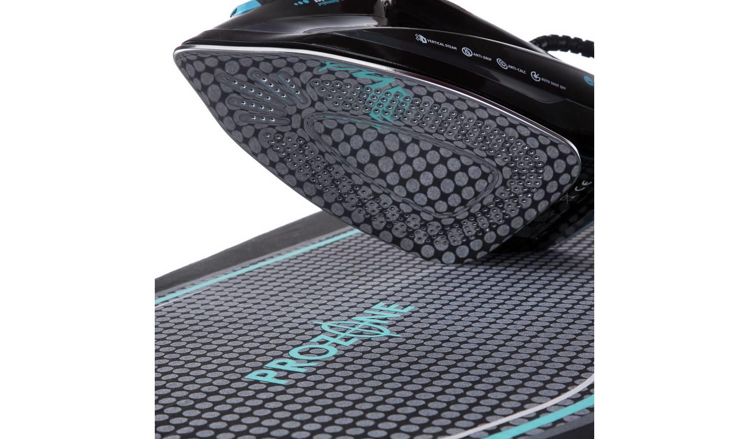 Minky 122 x 38cm Ergo Prozone Ironing Board Folded Adjustable Height ...