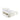 Geneva Bed Frame White Double with Storage Drawers & Open Shelves