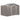 Outsunny 9x6ft Metal Storage Shed Grey Vent Lock Steel