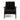 Watson Self Assembly Wood Accent Chair Dark Grey Modern