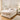 New Dakota Boucle End Lift Up Storage Ottoman Double Bed Frame Natural