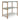Jive Short Shelving Unit Green Scandi Home Storage