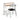 Office Desk and Chair Set Black Modern Home Office Furniture Workspace