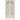 Cora Glass Door Bookcase Ivory & Brass | Fluted Drawer | Adjustable Shelves | Modern