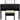 Cheval Dressing Table Stool & Mirror Black Elegant and Functional Bedroom Set