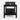 Nel TV Unit Black Sleek Contemporary Style Durable Construction