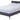 Skylar Small Double Bed Frame Black Faux Leather Modern