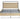 Industrial Double Bed Frame Grey Sturdy and Stylish Bedroom Furniture for Adults