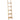 Jessie Oak Veneer Narrow Ladder Shelf For Living Room Bedroom Office