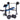 Pro Fitness Folding Workout Bench with 50kg Weight Package Home Gym