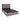 Nova Fabric End Lift up Storage Ottoman King Bed Grey Stylish and Comfortable