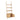 Jessie 2 Door Ladder Shelf Oak For Living Room Bedroom Decor