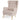 Callie Fabric Wingback Chair Natural Stripe Comfortable Lounge Design