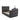 Kingsley Fabric TV Double Bed Frame - fits up to 32 inch TV Charcoal