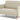 Evie Fabric 2 Seater Sofa Natural Modern Living Room Furniture Comfort