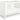 Cuggl Canterbury Nursery Cot Bed White Stylish Kids Bedroom Furniture