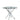 Chopstick 100cm Round Glass Dining Table 4 Chairs Black Elegant Dining Furniture