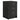 Malibu 3 Drawer Bedside Table Black Oak Effect Compact Storage Organiser