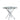 Chopstick 100cm Round Glass Dining Table + 4 Chairs Clear/Grey Stylish Dining