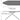 Brabantia Ironing Board A 110 x 30cm Denim Blue Adjustable Height Steam Rest
