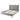 Nook Fabric King Bed Frame - Grey Stylish and Comfortable Bedroom Furniture