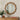 Rattan Round Wavy Wall Mirror 60x60cm Bohemian Hallway Decor