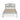 Mia Single Bed Frame White MDF Solid Wood Bedroom