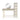 Cora Dressing Table Set Ivory Brass Fluted Drawers Vanity Desk Mirror