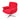 Dawson Fabric Swivel Chair Red Modern Living Room Accent Furniture