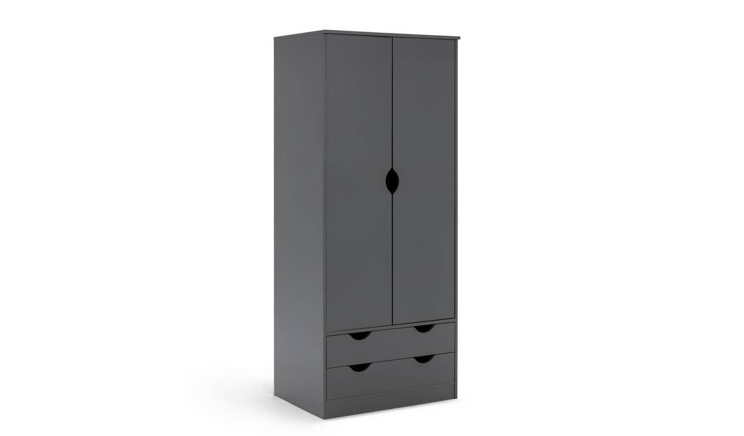 Pagnell 2 Door 2 Drawer Wardrobe Bedroom Tall