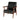 Watson Faux Leather Chair Black Modern Living Room Accent Furniture