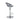 Ottawa Gas Lift Bar Stool Grey With Footrest Comfortable UK
