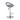 Ottawa Gas Lift Bar Stool Grey With Footrest Comfortable UK