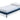 Maddox Single Metal Bed Frame with Bedside Blue Storage Shelf