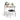 Office Desk and Chair Set Black Modern Home Office Furniture Workspace
