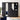 Panama 3 Door 4 Drawer Combi Wardrobe Black | Mirror & Shelves | Hanging Storage