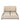 Korson Double Bed Frame Mink | Winged Headboard | Black Metal Feet
