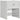 Seville 1 Drawer Bedside Table - White