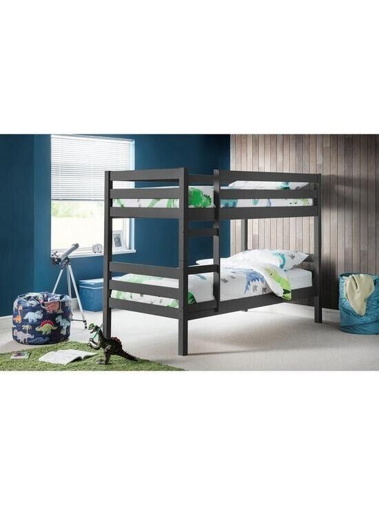 Camden Bunk Bed Anthracite Sturdy Space Saving Bedroom Solution