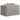 Outsunny Garden Shed 9x6ft Grey Metal Outdoor